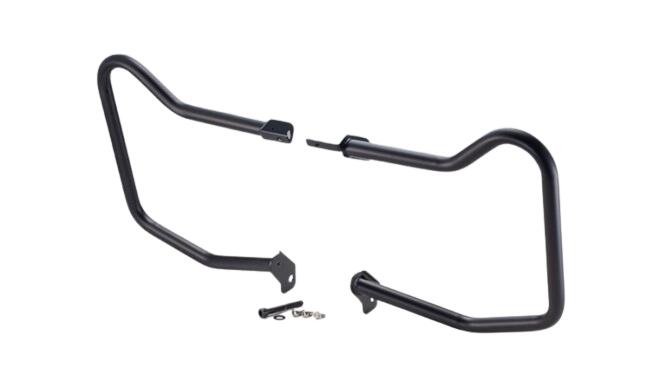 （商品詳細）エンジンガード マットブラック GB350/S 21-メーカー品番：405-243JANコード：4934154176570キジマ エンジンガード マットブラック GB350／S 21-立ちゴケなど軽度な転倒で車体ならびにライダーへのダメージを最小減に抑え、倒れた車体を起こし易くするためのガードです。パイプ径は車体とのバランスを考慮し、Φ25.4を採用しております。また、エンジンガード装着時の幅をハンドル幅にあわせている為、記載変更の申請が不要です。【適合】HONDA GB350/GB350S(2BL-NC59) 2021Y-【材質】スチール製【色】マットブラック