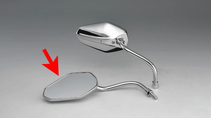 kijima/キジマ ミラー HEPT メッキ M8 L 203-8089