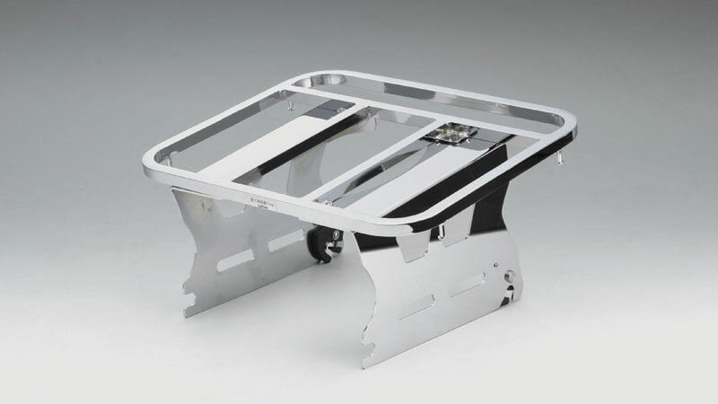 kijima/キジマ ツーリングキャリア デタッチャブルマウント FXDB/FXDL クローム hd-08271