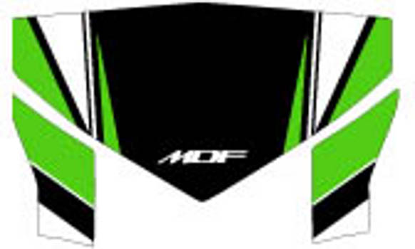 MDF/エムディーエフ KLX250アタッカライトカウルGR (品番 M08KLX-A-GR-LC)