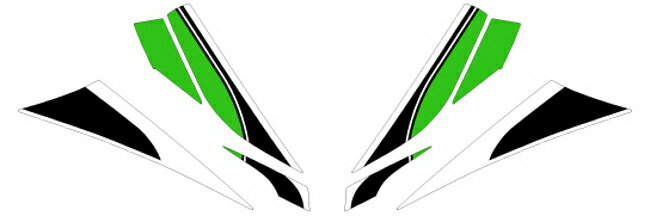 MDF/エムディーエフ 13-Ninja250 ライトカウルGR (品番 M13NIN25-A-GR-LC)