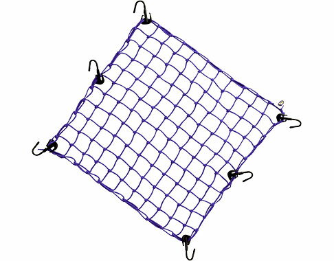 TANAX motofizz / タナックス モトフィズ ツーリングネットV ブルー #LL 50×50mm