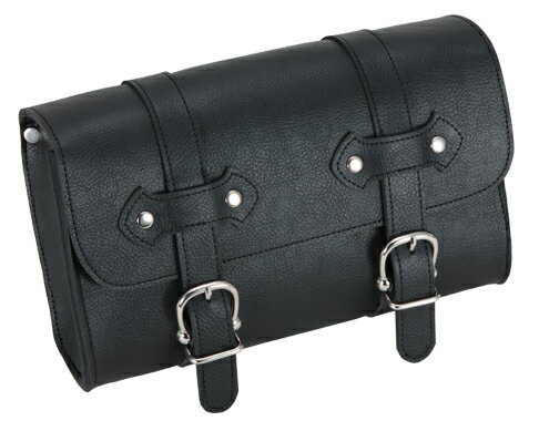 TANAX motofizz / タナックス モトフィズ アメリカンツールバッグ4 ブラック 合皮 容量 3.5L