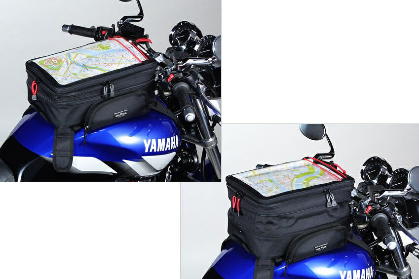 TANAX motofizz / タナックス モトフィズ タンクバッグ GT ブラック 10-16L 130×24...
