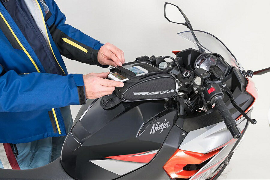 TANAX motofizz / タナックス モトフィズ ライトスポルトタンクバッグ ブラック (...