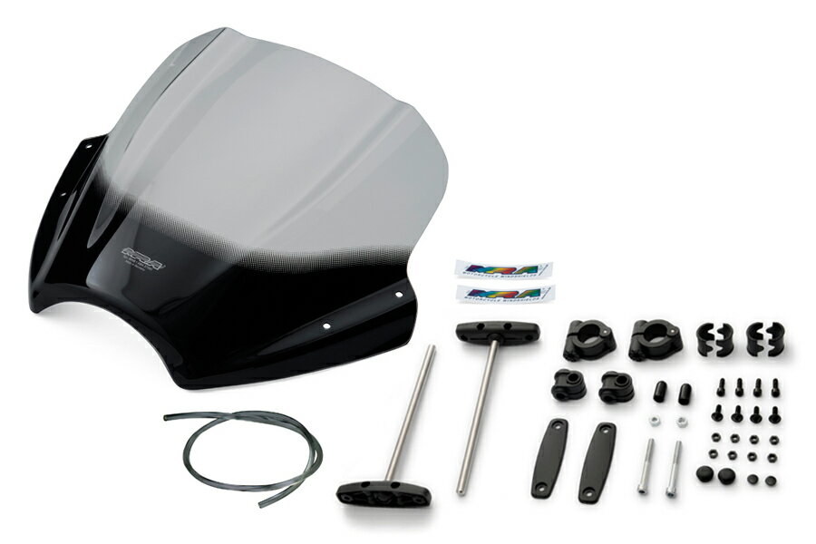 MRA/エムアールエー スクリーンセット スピードスクリーン スモーク汎用バーハンマウントキット付φ22.2..