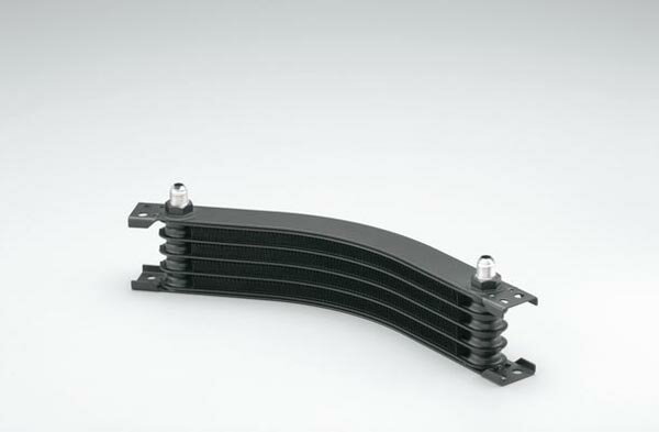 PLOT ラウンドオイルクーラーコア ブラック 5ROW ＃6 (品番