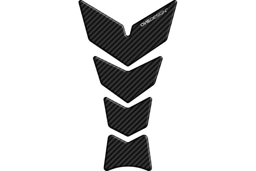 Rakuten - ONEDESIGN(PRINT) タンクパッド ソフト カーボン調 BLK 214X123mm (品番 CGAN127P )