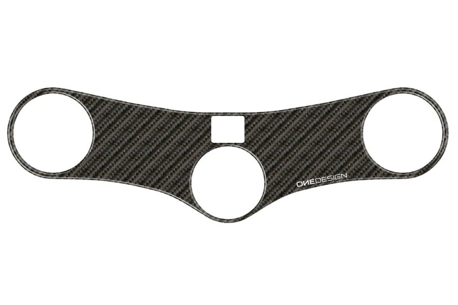 ONEDESIGN(PRINT) トップブリッジステッカー カーボン柄 CBR929RR/954RR 00-01/02-03 (品番 PPSH24P )