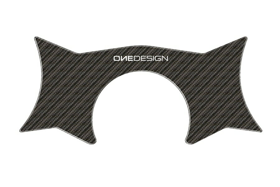 ONEDESIGN(PRINT) トップブリッジステッカー カーボン柄 ZZR1400 06-11 (品番 PPSK21P )
