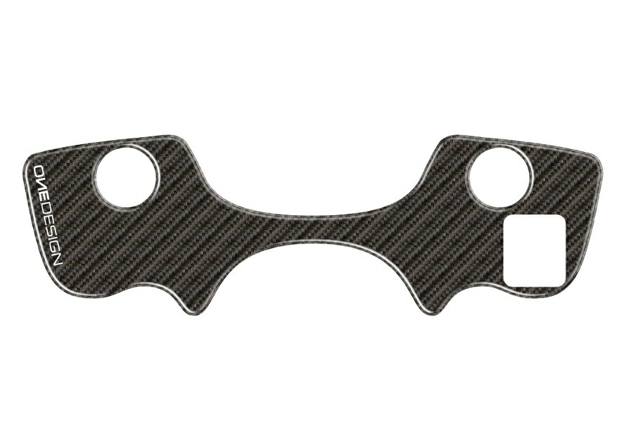 ONEDESIGN(PRINT) トップブリッジステッカー カーボン柄 GSX1300R 06-17 (品番 PPSS13P )