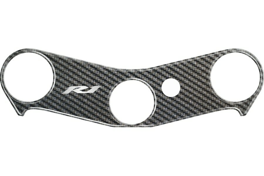 ONEDESIGN(PRINT) トップブリッジステッカー カーボン柄 YZF-R1 02-03 (品番 PPSY12P )