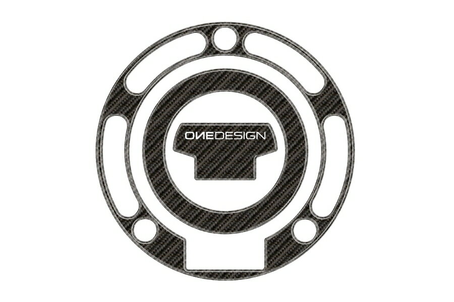ONEDESIGN(PRINT) フューエルキャップパッド カーボン柄 YZF-R1/M 15-17 (品番 PTGSY3P )