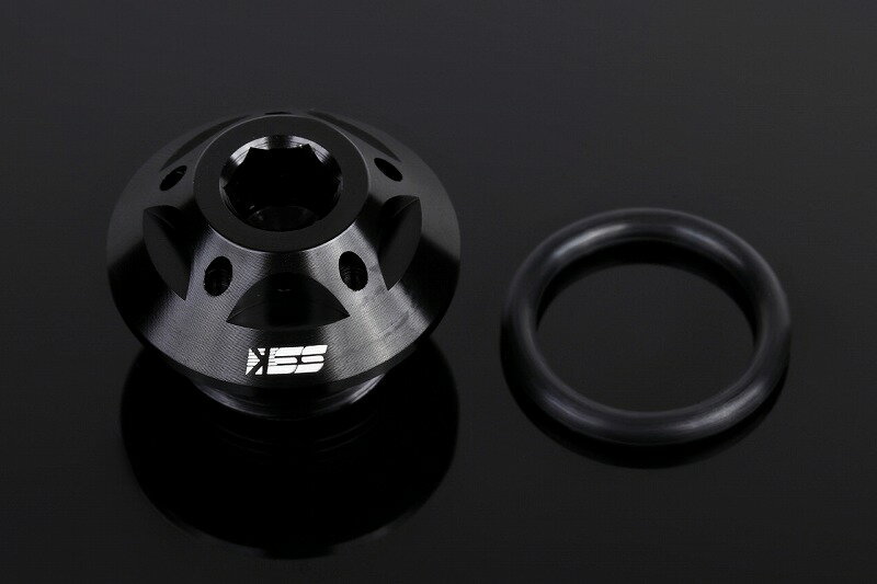 SSK SPEEDRA オイルフィラーキャップ M20×P2.5 ブラック (品番 AOC0101BK)