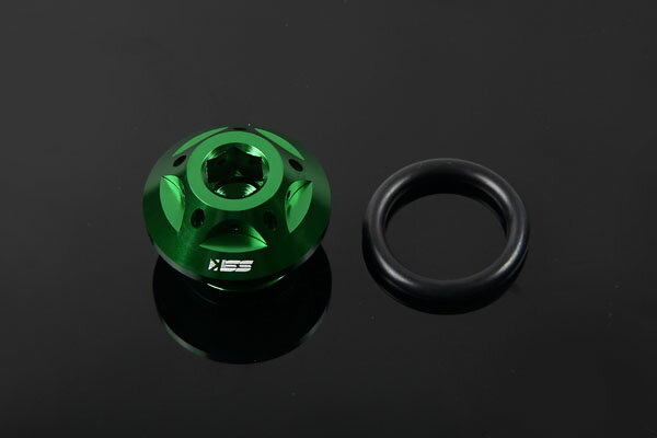 SSK SPEEDRA オイルフィラーキャップ M20×P2.5 グリーン (品番 AOC0101DG)