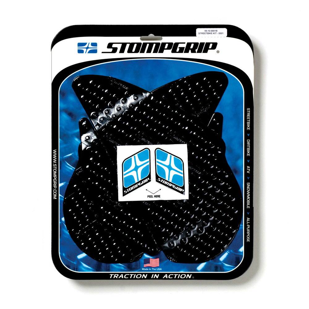 Rakuten - STOMPGRIP/ストンプグリップ トラクションパッドタンクキット ブラック YZF-R1 02-03 (品番 55-10-0001B)