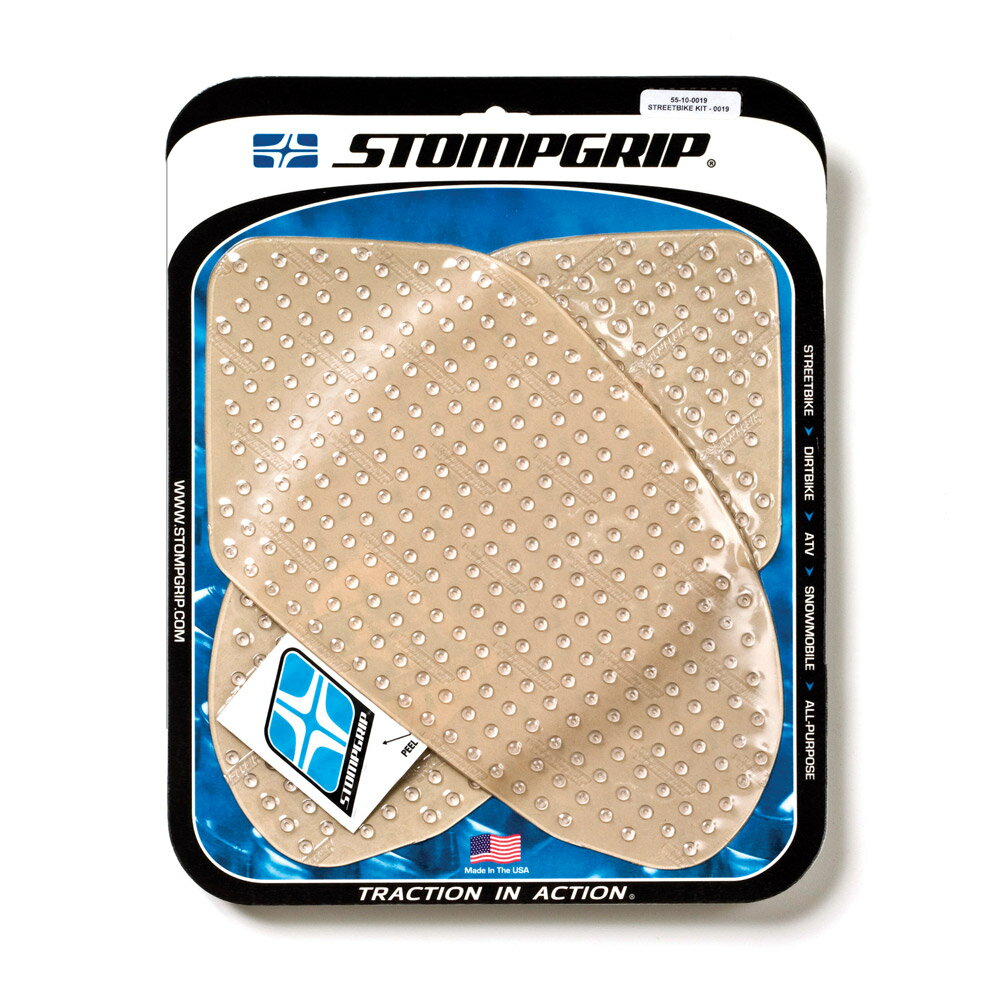 Rakuten - STOMPGRIP/ストンプグリップ トラクションパッドタンクキット クリア CBR600F4i 01-06/VFR 02-07/INTERCEPTOR 08-09 (品番 55-10-0019C )