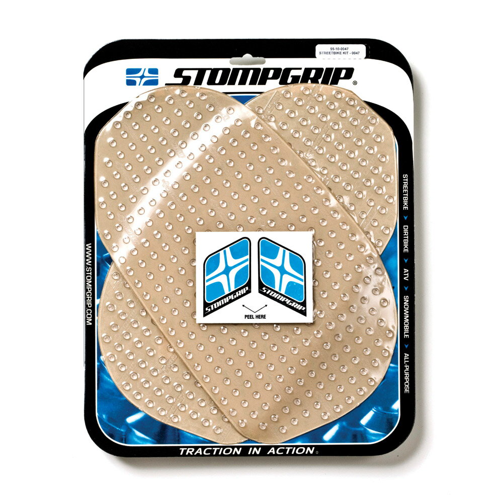 SUZUKI - STOMPGRIP/ストンプグリップ トラクションパッドタンクキット クリア GSXR600/750 02-03 (品番 55-10-0047C )