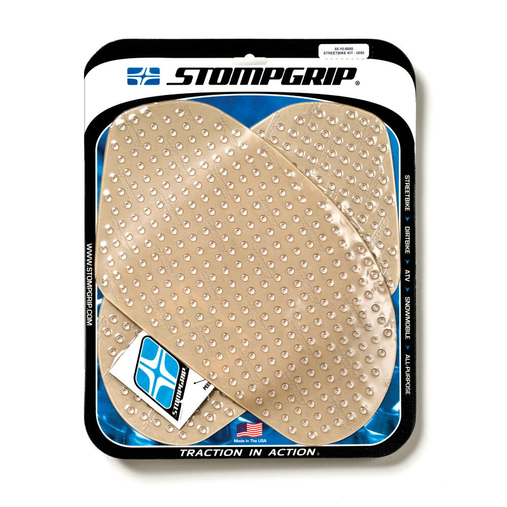 SUZUKI - STOMPGRIP/ストンプグリップ トラクションパッドタンクキット クリア GSXR1000 03-04 (品番 55-10-0050C )