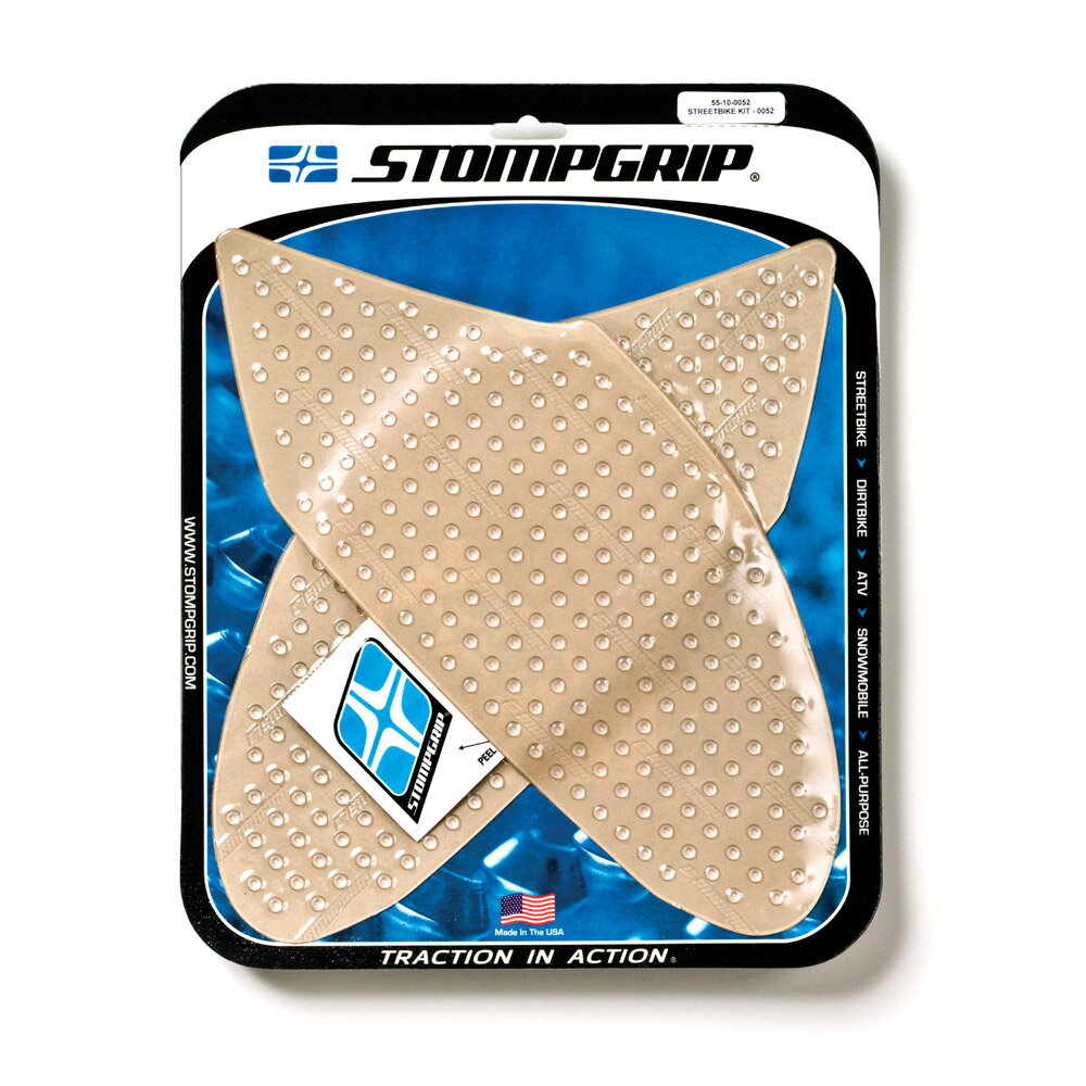 SUZUKI - STOMPGRIP/ストンプグリップ トラクションパッドタンクキット クリア GSXR600/750 06-07 (品番 55-10-0052C )