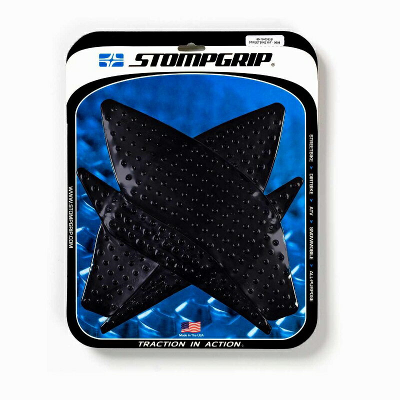 STOMPGRIP/ストンプグリップ トラクションパッドタンクキット ブラック YZF-R1 15-19 (品番 55-10-0099B)