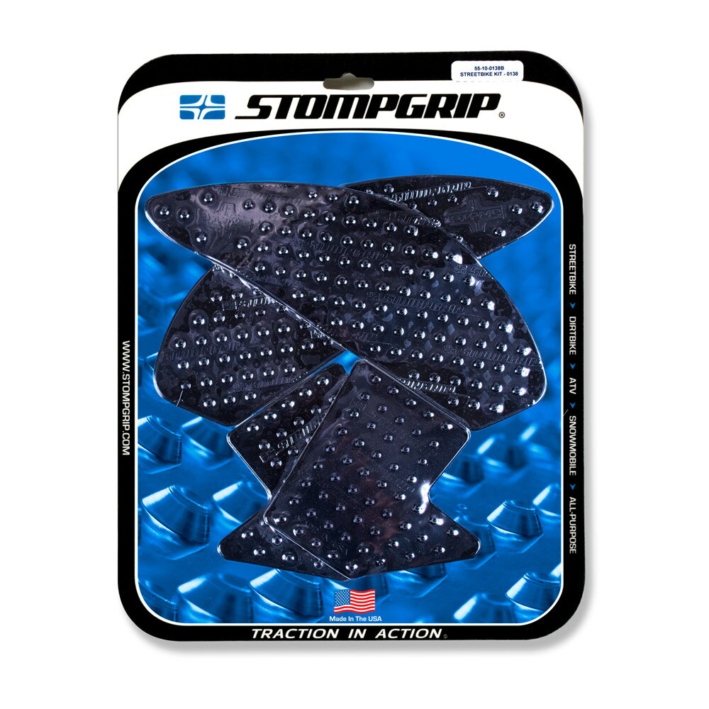 Rakuten - STOMPGRIP/ストンプグリップ トラクションパッドタンクキット ブラック FZ10 17/MT-10 17 (品番 55-10-0138B)