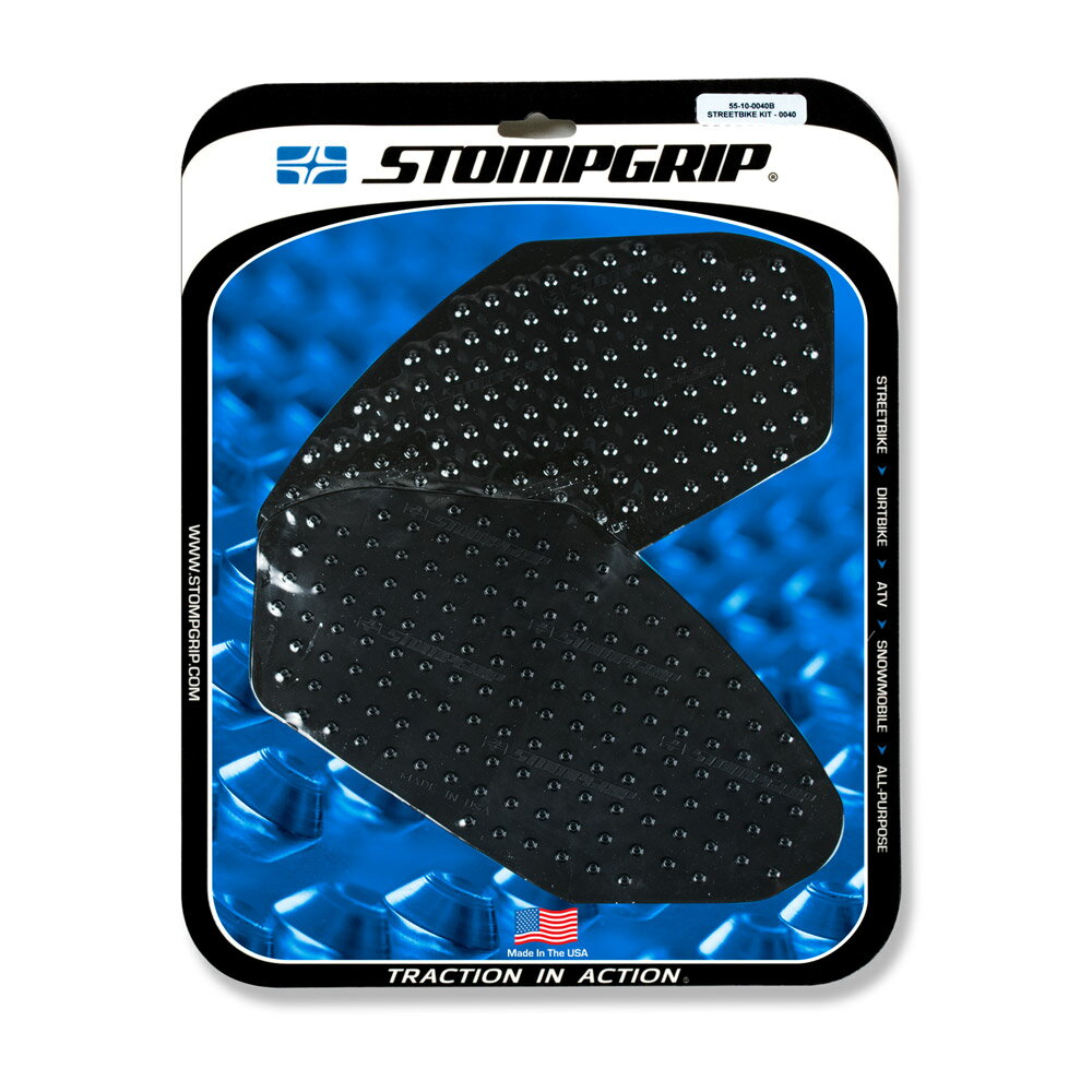 Rakuten - STOMPGRIP/ストンプグリップ トラクションパッドタンクキット ブラック Ninja650 17/Z650 17 (品番 55-10-0140B)