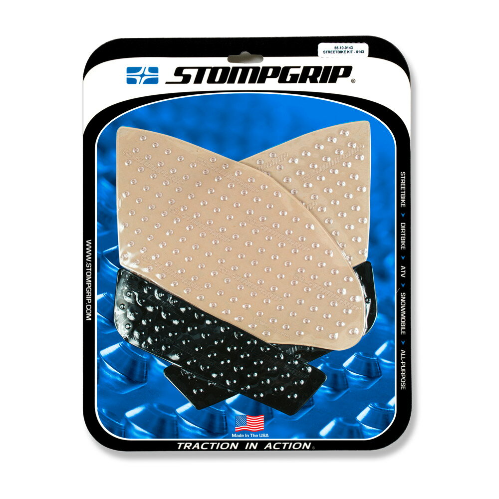 SUZUKI - STOMPGRIP/ストンプグリップ トラクションパッドタンクキット クリア GSXR1000/GSXR1000R 17 (品番 55-10-0143C )