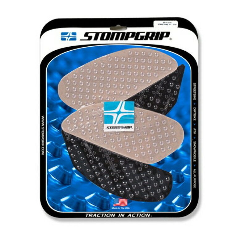 KAWASAKI - STOMPGRIP/ストンプグリップ トラクションパッドタンクキット クリア NINJA H2 SX/SX SE 18 (品番 55-10-0150C )