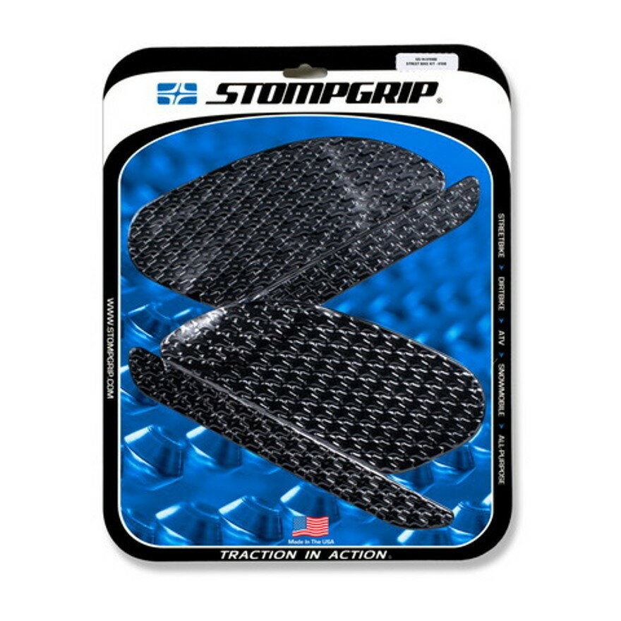 Tank Pads - STOMPGRIP/ストンプグリップ トラクションパッド タンクキット icon ブラック H2/H2R 15-19 (品番 55-14-0108B)