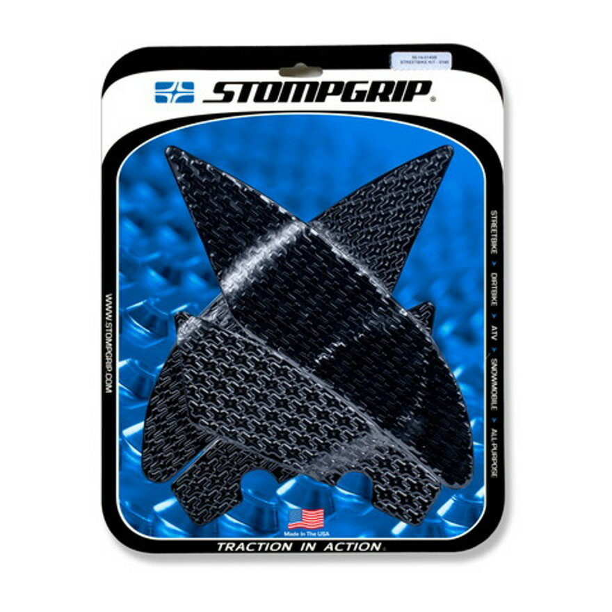 Rakuten - STOMPGRIP/ストンプグリップ トラクションパッド タンクキット icon ブラック YZF-R6 17-19 (品番 55-14-0145B)
