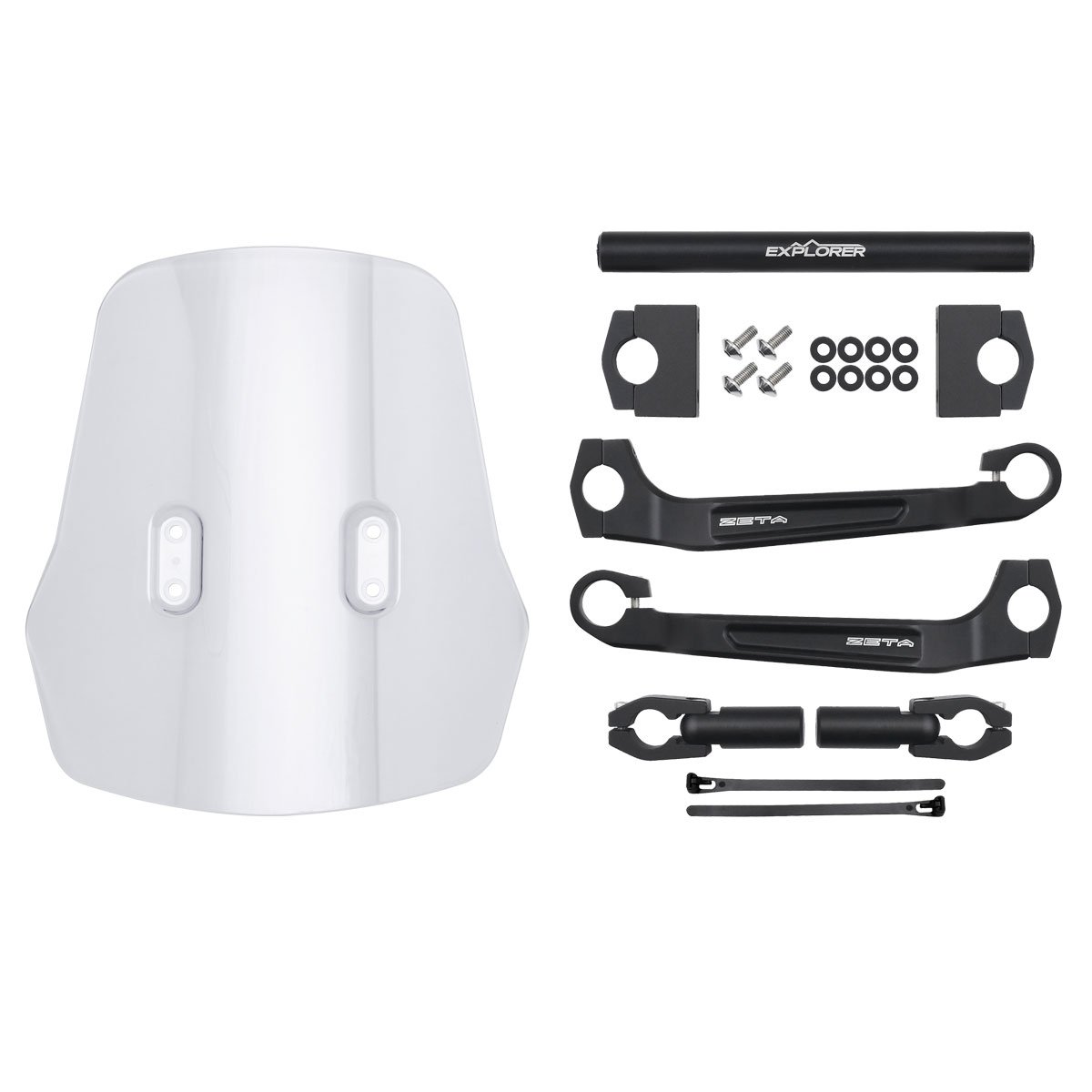 ZETA/ジータ Exp.ウインドシールド STD タイプ ユニバーサルF6179