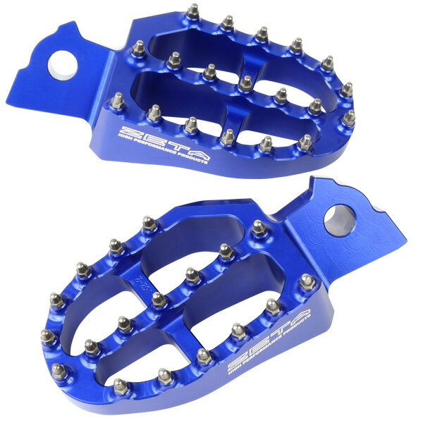 ZETA/ジータ アルミフットペグ ブルー YZ85/125/250/250F/450F/125X/250X/250FX/450FX (品番 ZE93-1623)