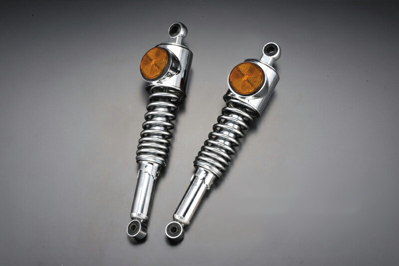 【PMC.Inc】 Z1/Z2 STDタイプ リアショック 強化型 ブラックリム/オレンジ