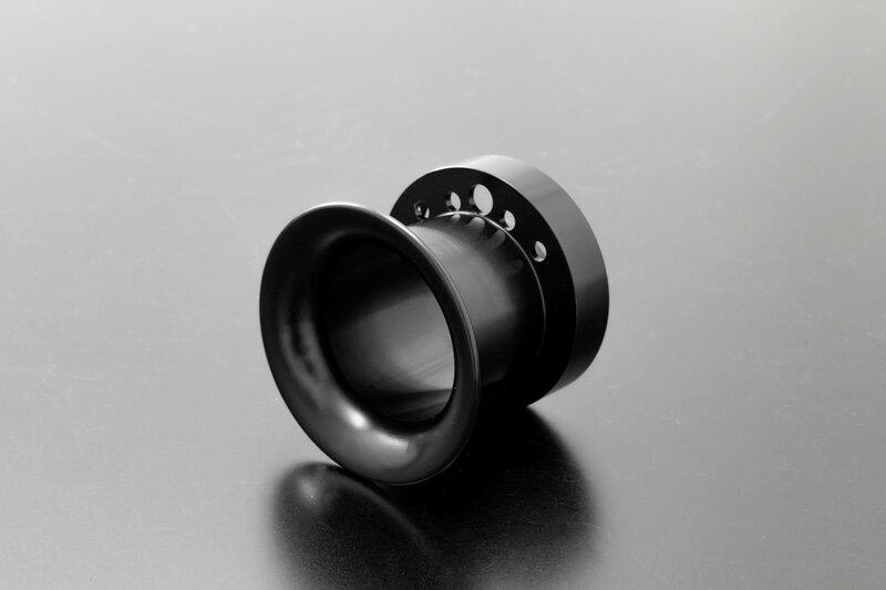 【PMC.Inc】 Z系 アルミ エアファンネル 45mm ブラックアルマイト