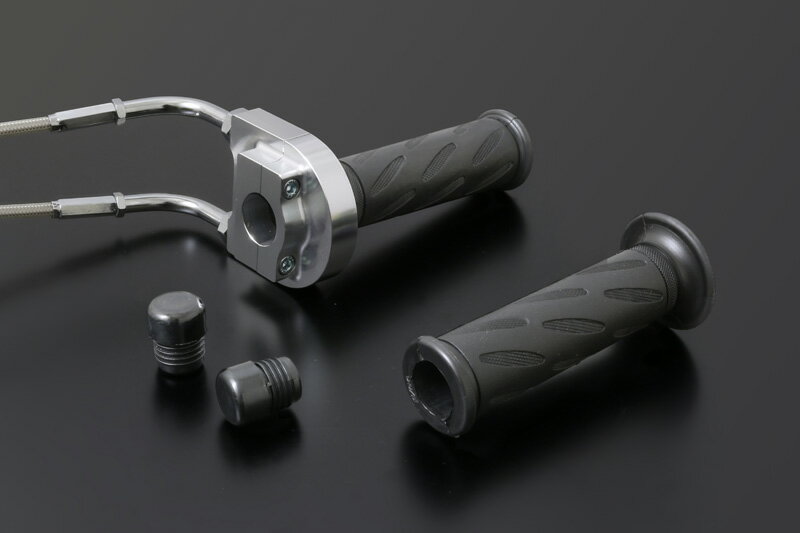 Rakuten - 【PMC.Inc】 ハイスロットルキット TYPE-1 シルバー φ40 ステンメッシュワイヤー付き 100cm