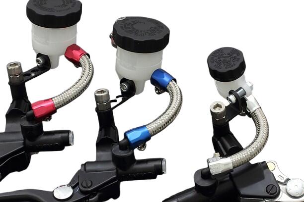 Rakuten - 【PMC.Inc】 メッシュリモートホースキット ブレーキ用 クロームメッキ