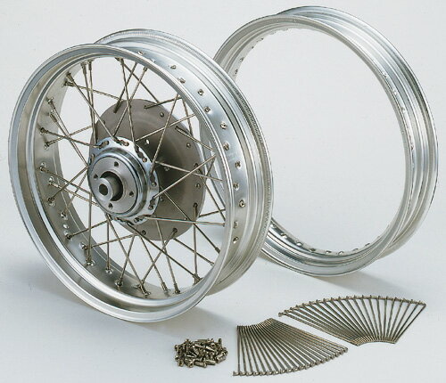 【PMC.Inc】 DIDポリッシュE型アルミ リム リア用 3.50-18 Z1/Z2