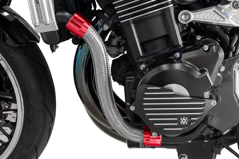 【PMC.Inc】 EARLS ラジエターホースキット Z900RS -20 レッド 189-2619