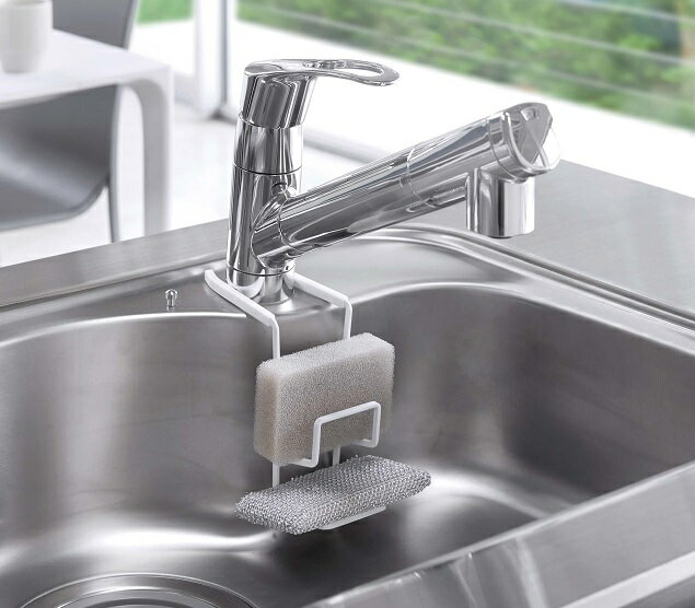 蛇口にかけるスポンジホルダー タワー ダブル