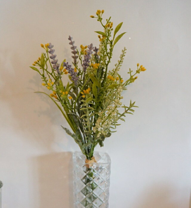 フィールドラベンダー　38cm　T0325 造花　造花のピック