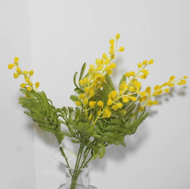 ミモザブッシュ　V23036 造花　アーティフィシャルフラワー