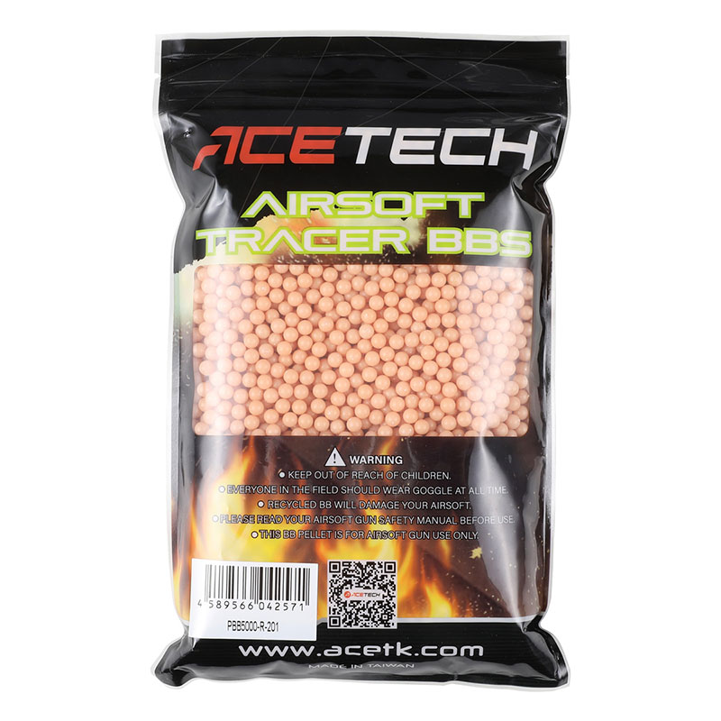 H.T.G.楽天市場店のACETECH プラトレーサーBB弾 (レッド) 0.20g/1kg(5000発)｜アングル2