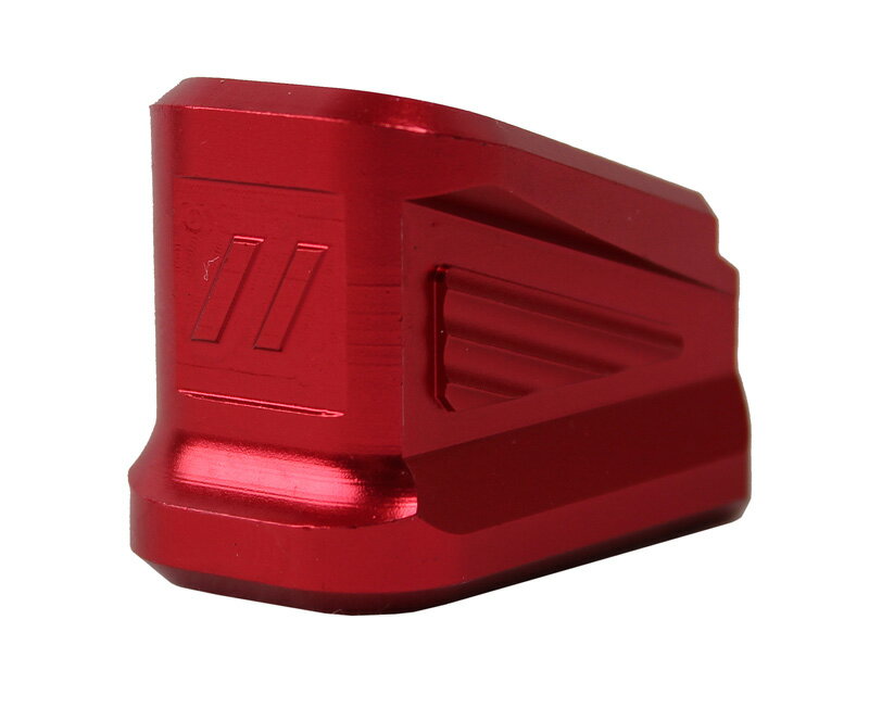楽天H．T．G．楽天市場店5KU ZEVスタイル Glockマガジンベースパッド RED SAA/StarkArms G17/18C対応