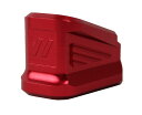 5KU ZEVスタイル Glockマガジンベースパッド RED SAA/StarkArms G17/18C対応
