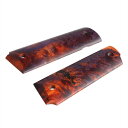 5KU M1911 Stabilized Wood グリップパネル Purple Orange