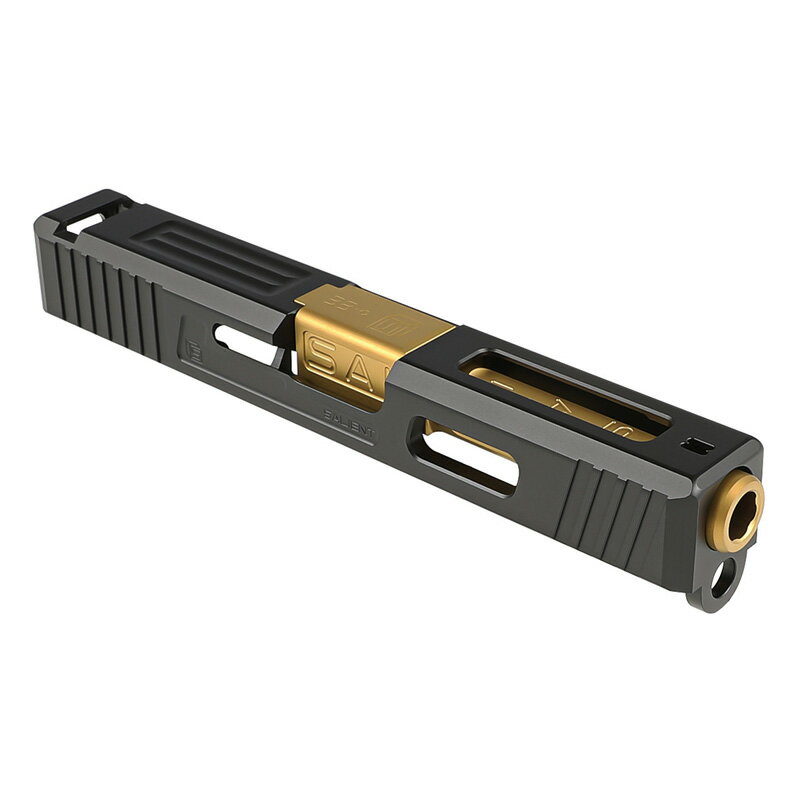 楽天H．T．G．楽天市場店Guns Modify Glock19 SAI Tier Oneスタイルアルミスライドセット SF Special Edition （Goldバレル/東京マルイ対応）