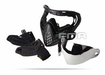 【ポイント10倍!4月21日8時59分まで】FMA F1フルフェイスマスク BLACK