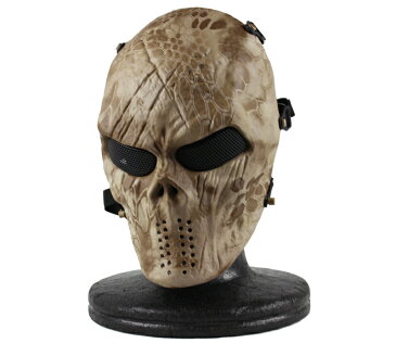 【ポイント10倍!4月21日8時59分まで】WoSporT スカースカル フルフェイス マスク NOMAD