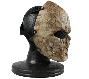 【ポイント10倍!4月21日8時59分まで】WoSporT スカースカル フルフェイス マスク NOMAD